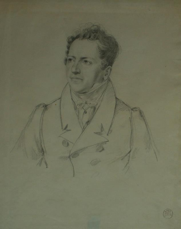 Josef Emanuel Teltscher - Mužský portrét
