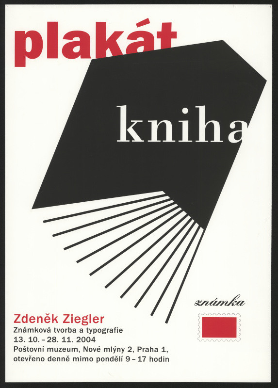 Zdeněk Ziegler - Plakát, kniha, známka
