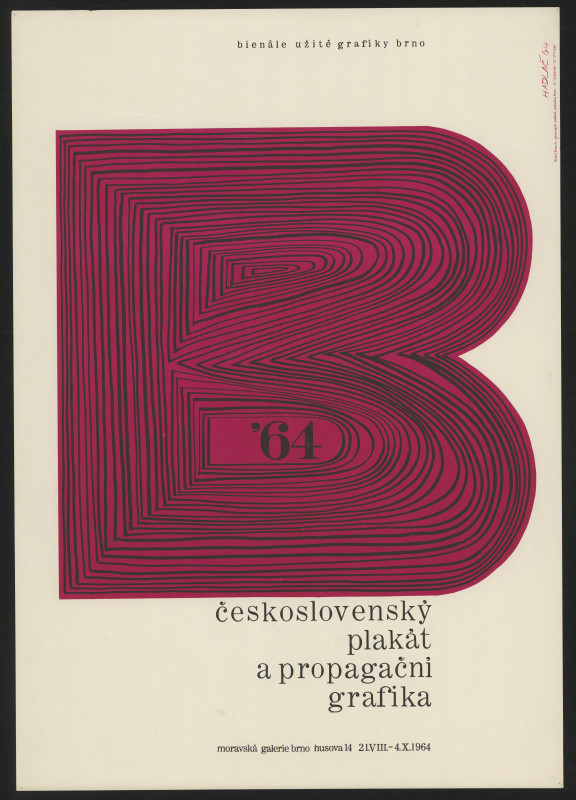 Jiří Hadlač - Československý plakát a propagační grafika. Bienále užité grafiky Brno 64