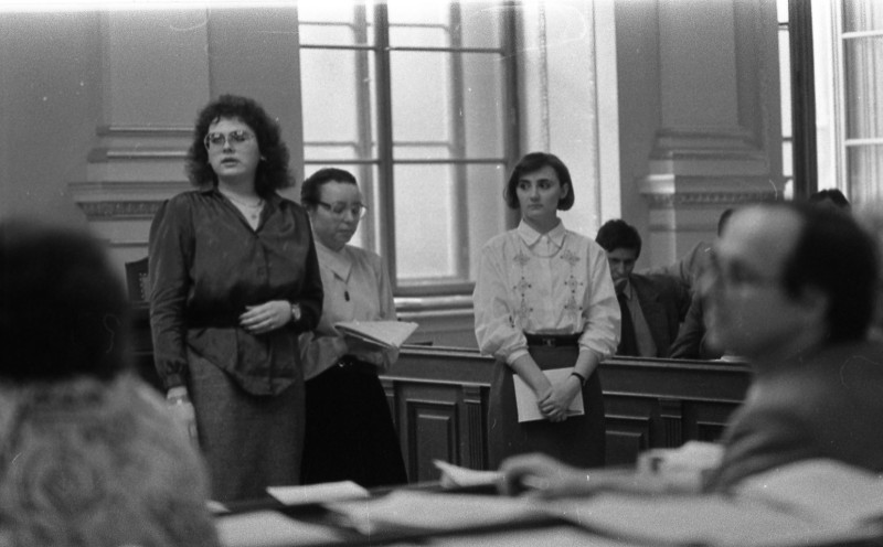 Dagmar Hochová - Plenární zasedání České národní rady, únor 1991