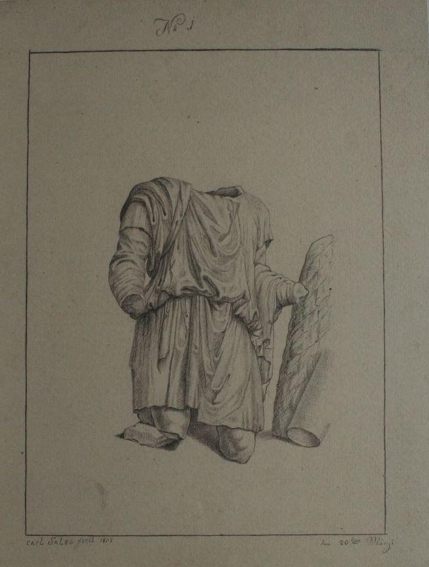 Carl von Sales - Torso sochy muže