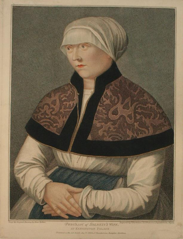 Francesco Bartolozzi - Portrait  of Holbein's Wife
