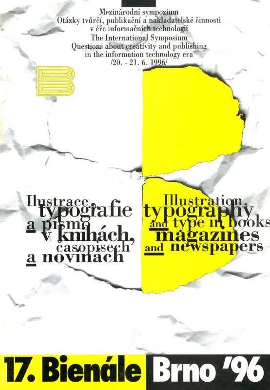 Pavel Hrach - Mezinárodní sympozium Otázky tvůrčí, publikační a nakladatelské činnosti. 17. bienale Brno ´96