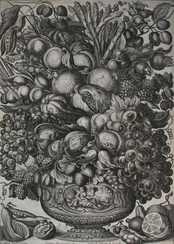 Franz Brun - Ceres-Zátiší s ovocem a zeleninou