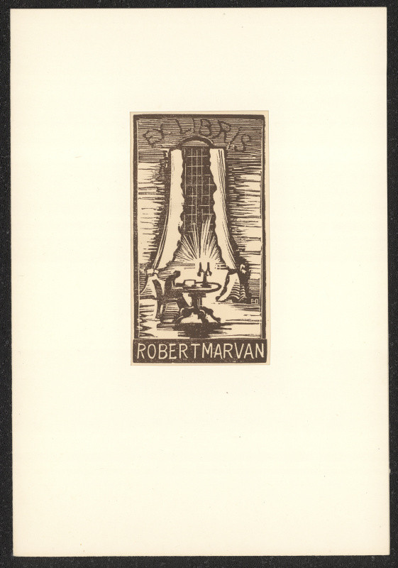 Helena Bochořáková-Dittrichová - Exlibris Robert Kohn