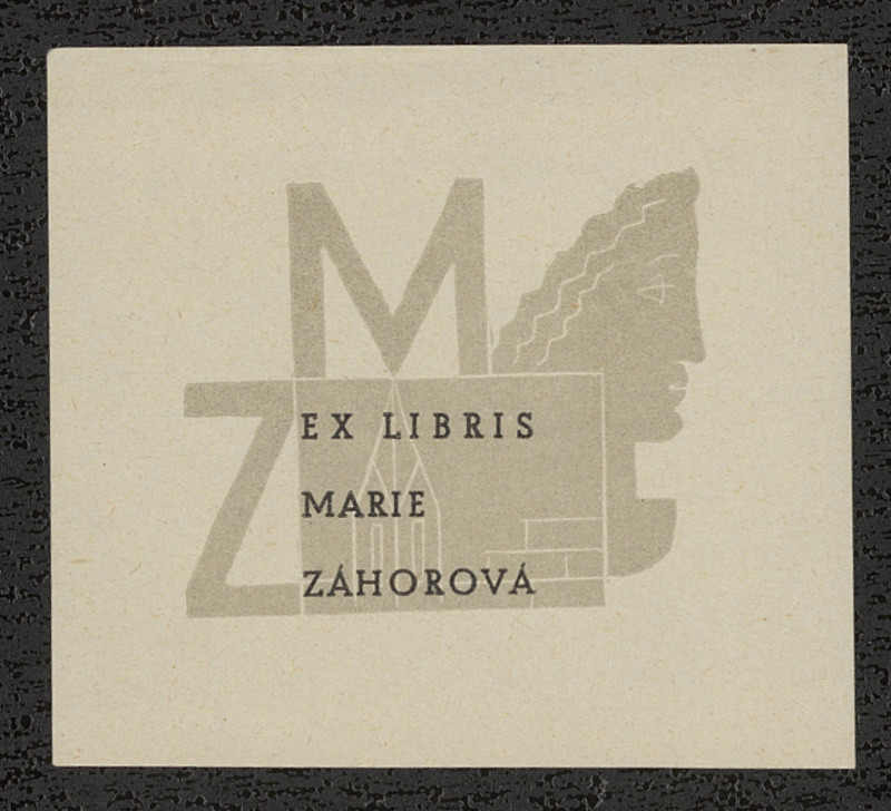 Petr Dillinger - Ex libris Marie Záhorová