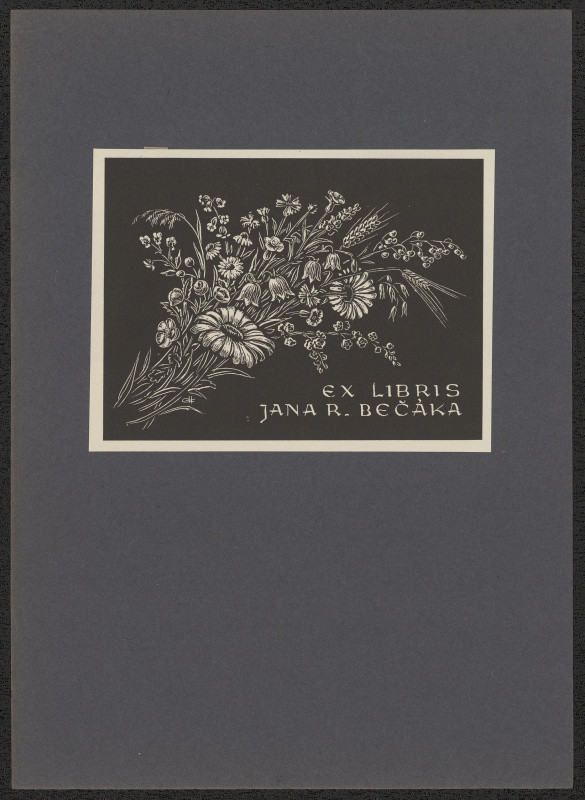 Antonín Kameník - Exlibris Jana R. Bečáka