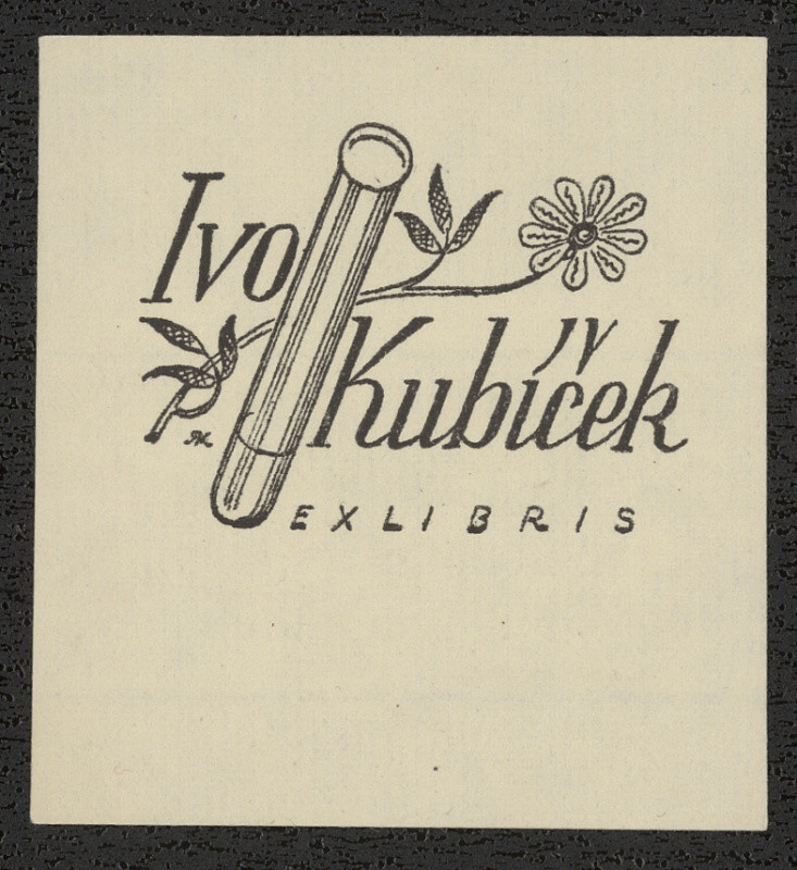 Rudolf (Ruda) Kubíček - Ivo Kubíček Ex libris