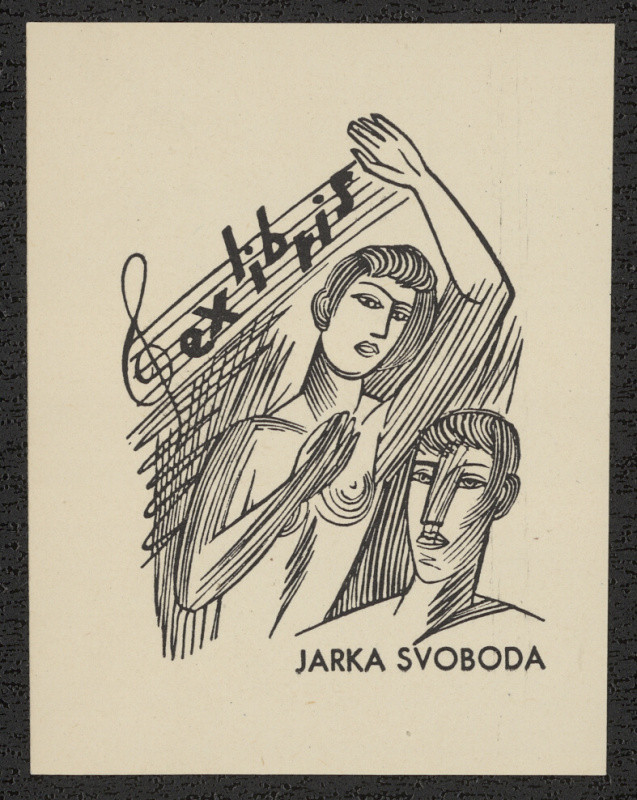Václav Mašek - Ex libris Jarka Svoboda