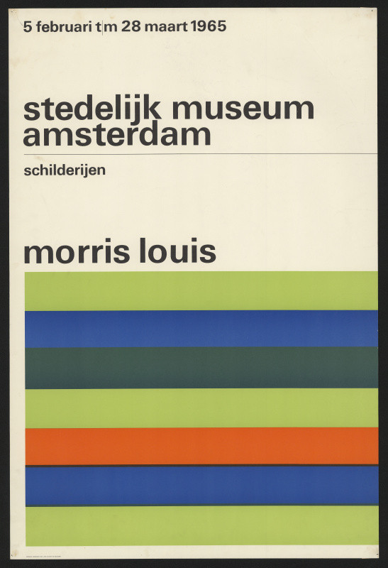 neznámý - Morris Louis. Stedelijk Museum Amsterdam