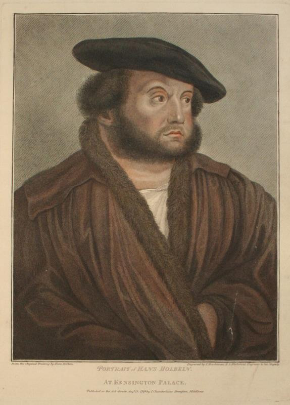 Francesco Bartolozzi - Portrait  of Hans Holbein