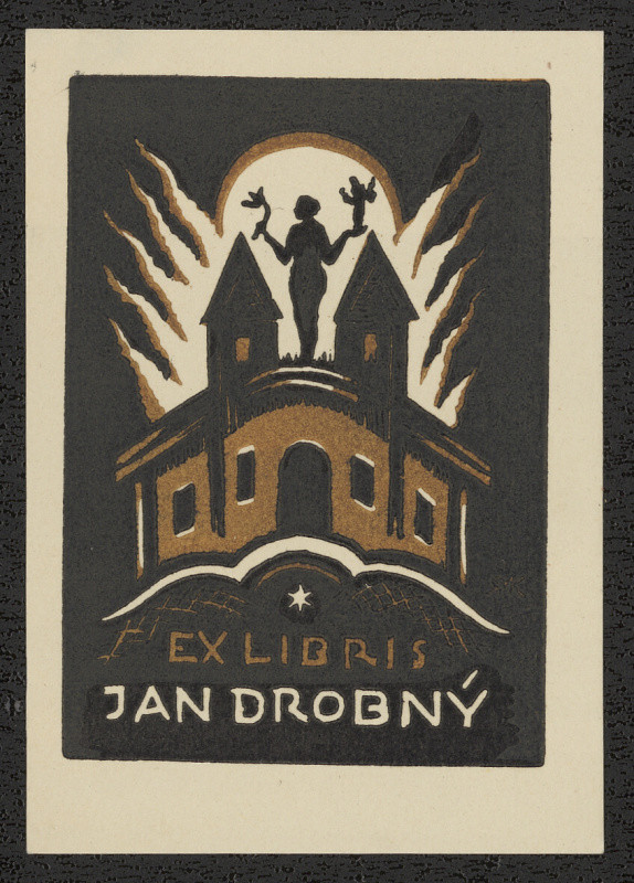 Rudolf (Ruda) Kubíček - Ex libris Jan Drobný