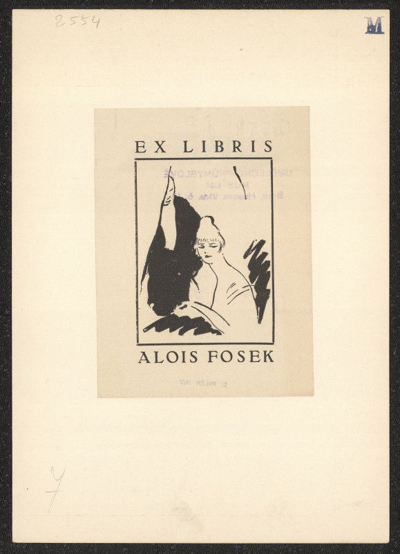 Eduard Milén - Ex libris Alois Fosek