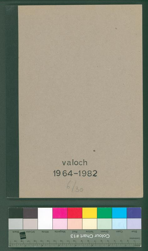 Jiří Valoch, Het Apollohuis - jiří valoch werken 1964-1982 6/30, edition Het Apollohuis