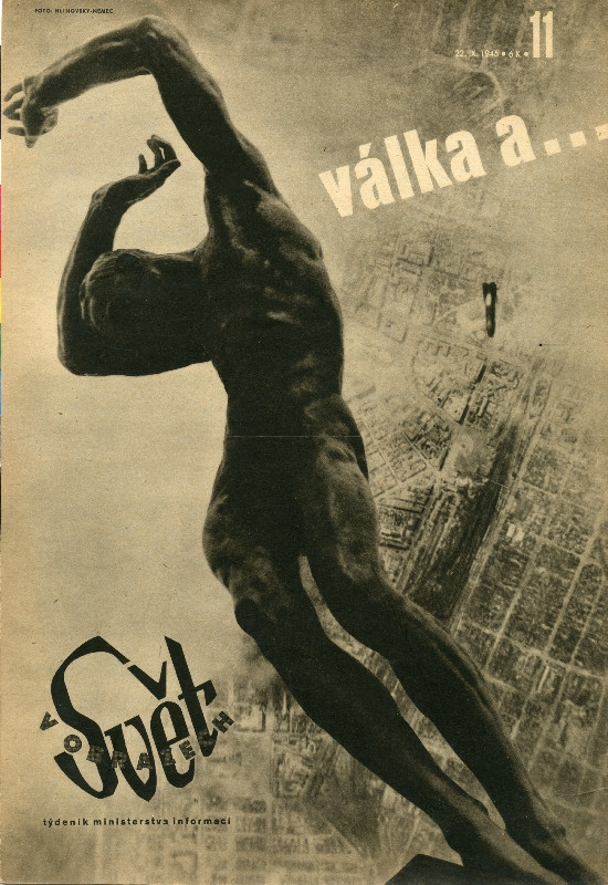 Bohumil Němec - Podklad pro obálku Světa v obrazech z 22.9.1945