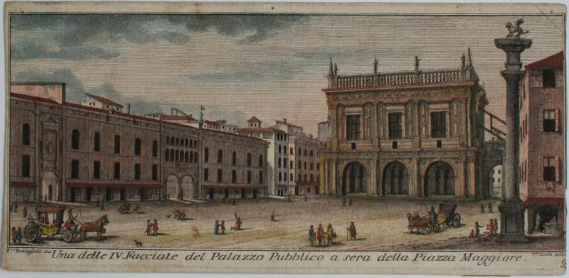 Francesco Zucchi - Una delle IV. Facciate del Palazzo publico