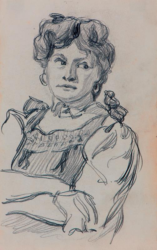 Ludvík Ehrenhaft - Ženský portrét