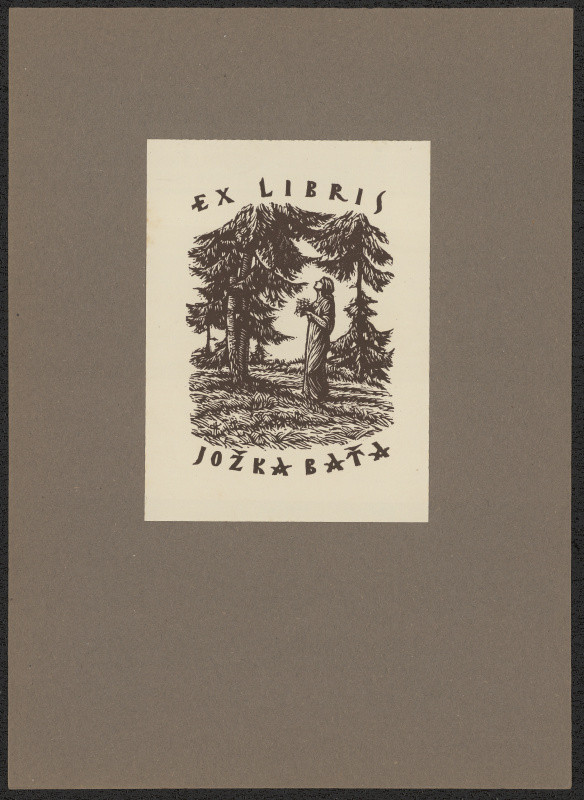 Antonín Kameník - Exlibris Jožka Baťa