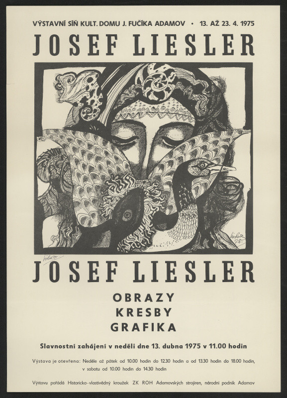 Josef Liesler - Výstava Josef Liesler: Obrazy, kresby, grafika