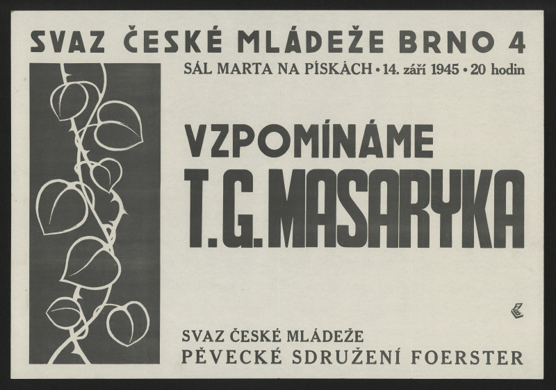 neznámý - Vzpomíname T.G. Masaryka. Svaz české mládeže