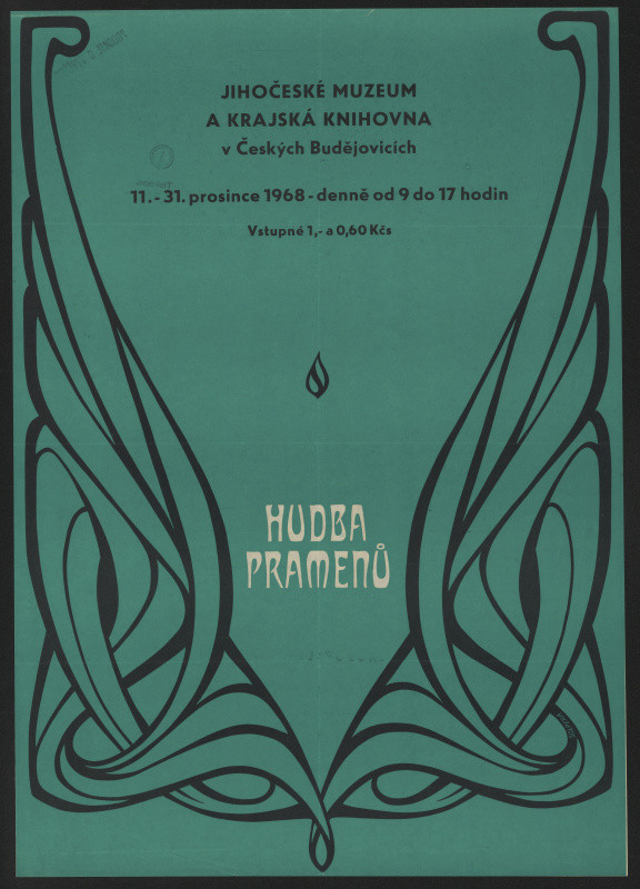 Jan Solpera - Hudba pramenů, Jihočes. muzeum a Krajská knihovna v Č.Budějovicích 1968