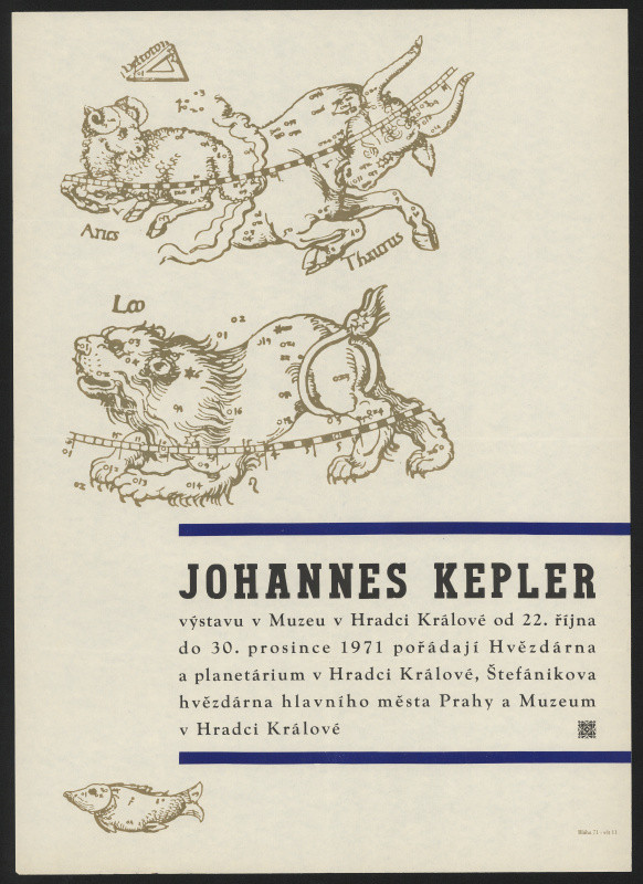 Václav Bláha - Johannes Kepler. Výstava v muzeu Hradec Králové