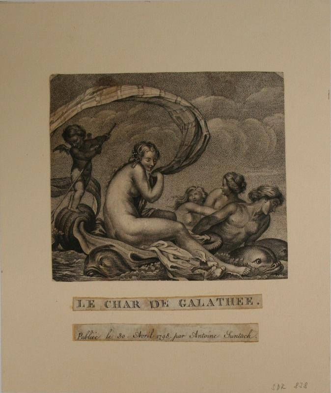 neurčený autor - Le char de Galathae