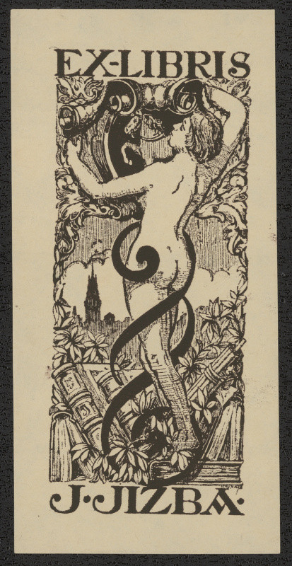 Antonín Kavka - Exlibris J. Jizba