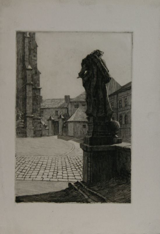 Rudolf Leger - U chrámu sv. Petra a Pavla v Brně