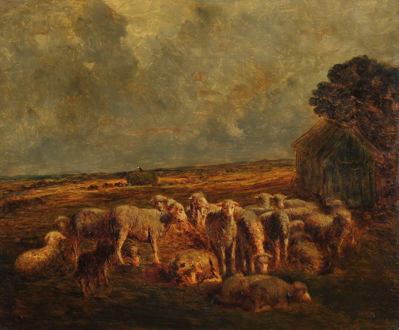 Constant Troyon - Krajina s ovcemi