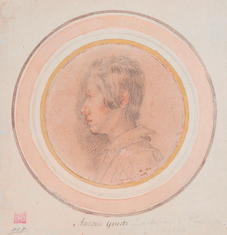 Giovanni Battista Vanni (?) - Podobizna knížete Ferdinanda II. de´Medici jako chlapce z profilu