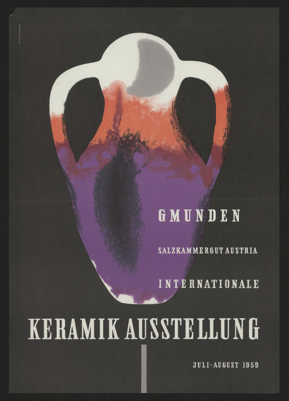 Kurt Schwarz - Internationale Keramik Austellung, Gmunden