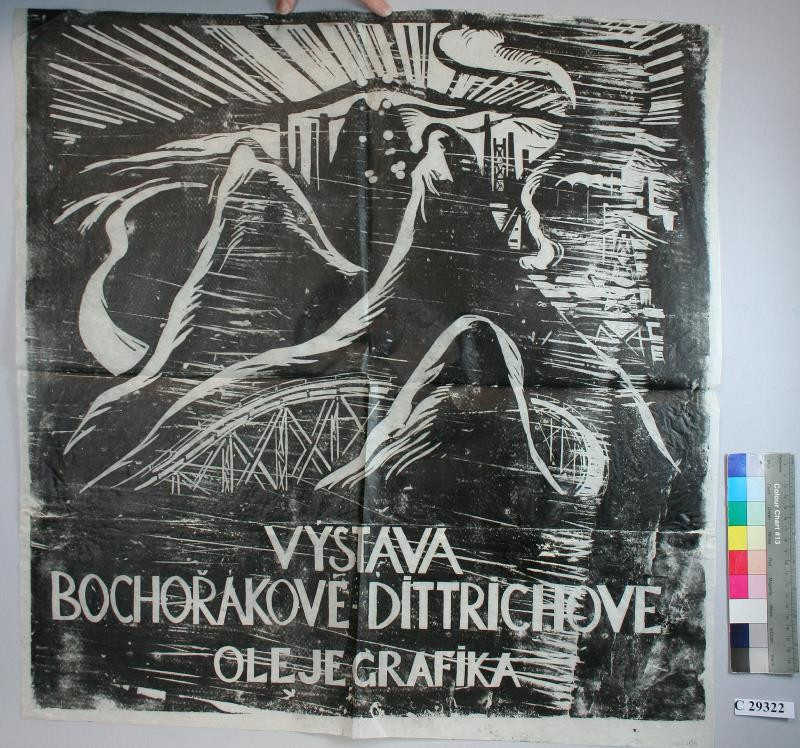 Helena Bochořáková-Dittrichová - Plakát pro výstavu v Ostavě