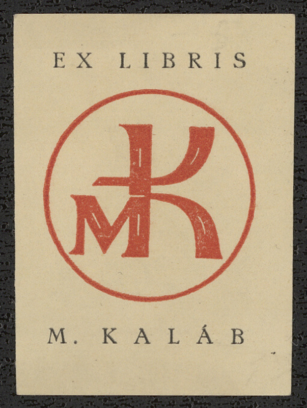 Vratislav Hugo Brunner - Ex libris M. Kaláb