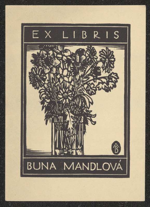 Antonín Burka - Ex libris Buna Mandlová