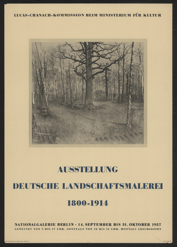 neznámý - Ausstellung deutsche Landschaftsmalerei 1800-1914