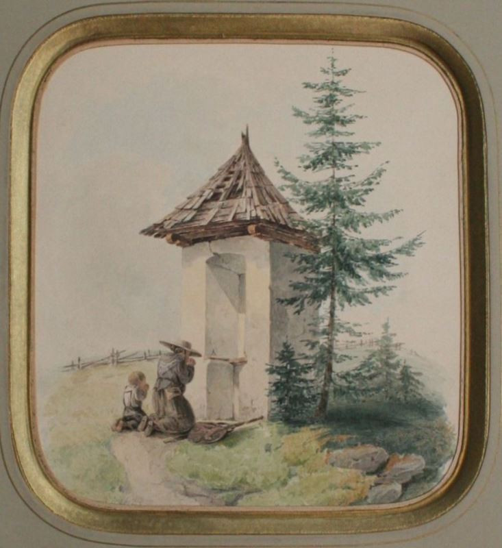 Josef Friedrich Lentner - Kaplička nad Rudolfovou studánkou