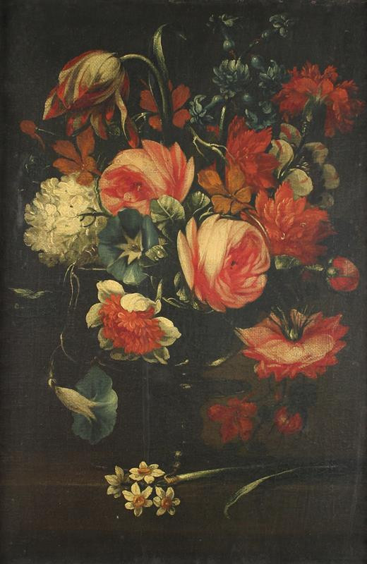 neznámý malíř - Květiny - růže