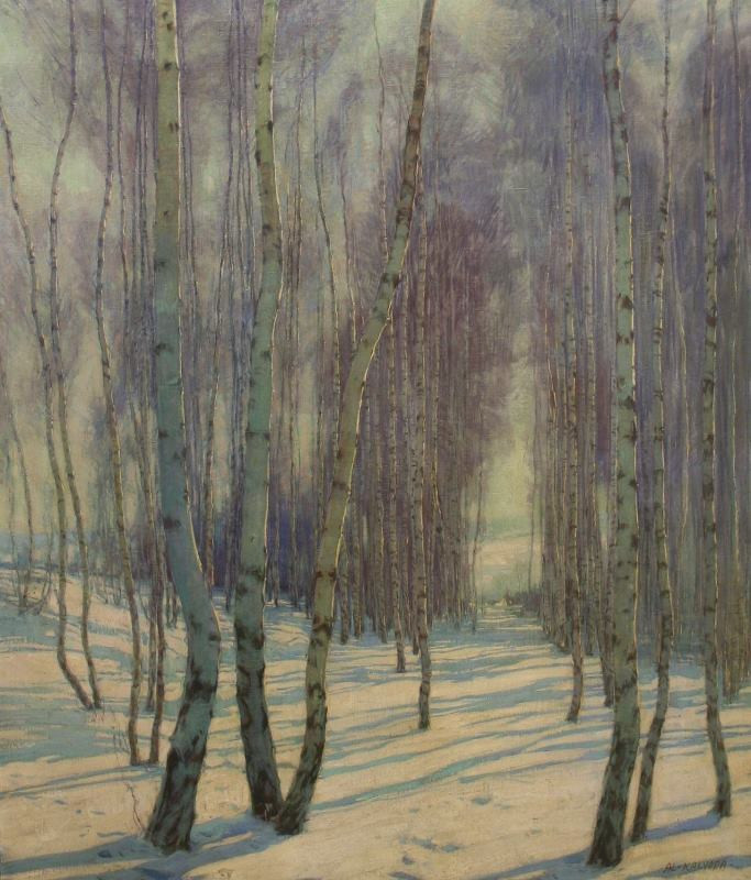 Alois Kalvoda - Břízy v zimě