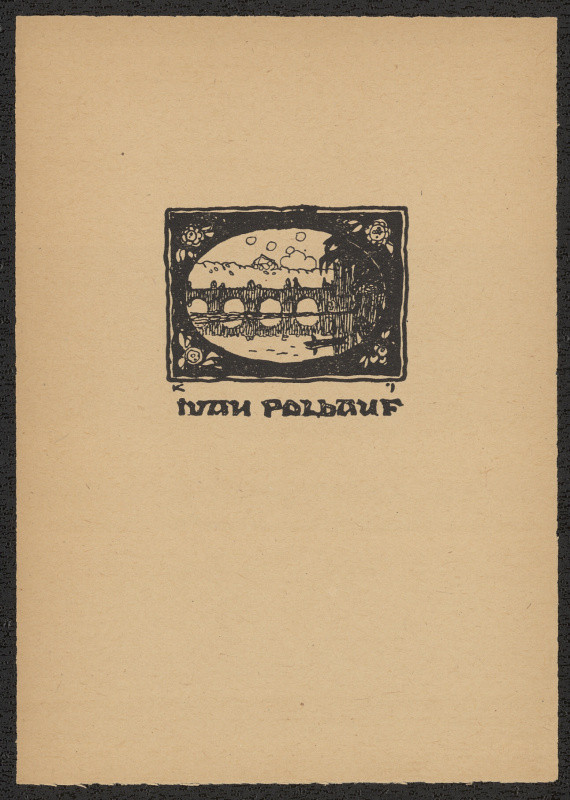 Jan Konůpek - Ivan Poldauf. in Patnáct knižních značek Jana Konůpka pro členy kroužku sběratelů exlibris. Plzeň 1912