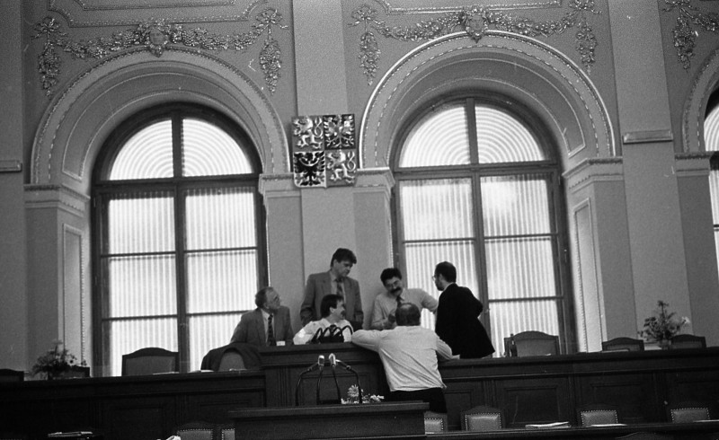 Dagmar Hochová - Přijímání zákonů v České národní radě, léto 1991