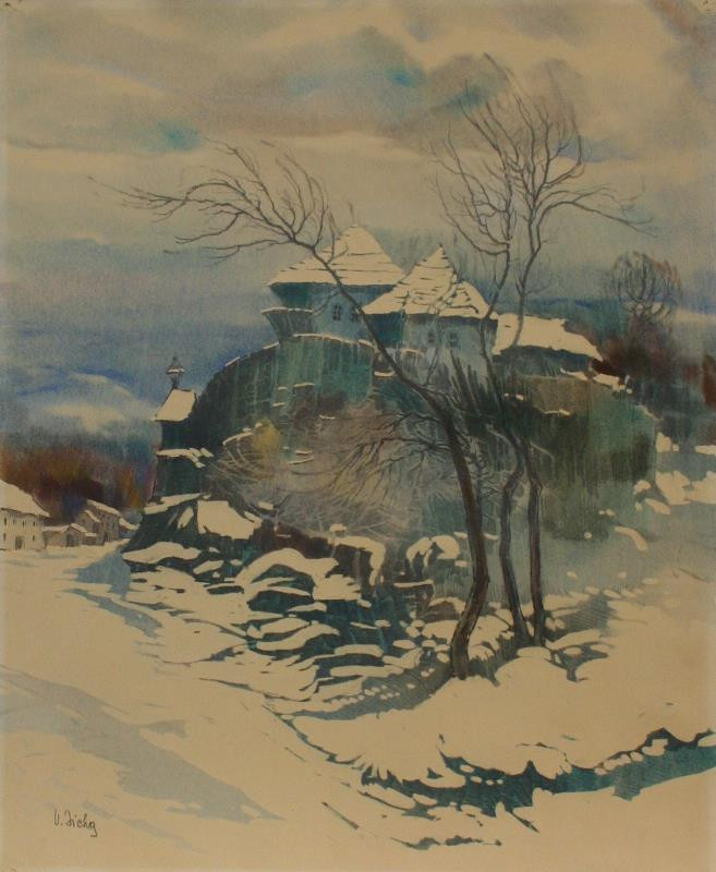 Václav Jícha - Krajina v zimě