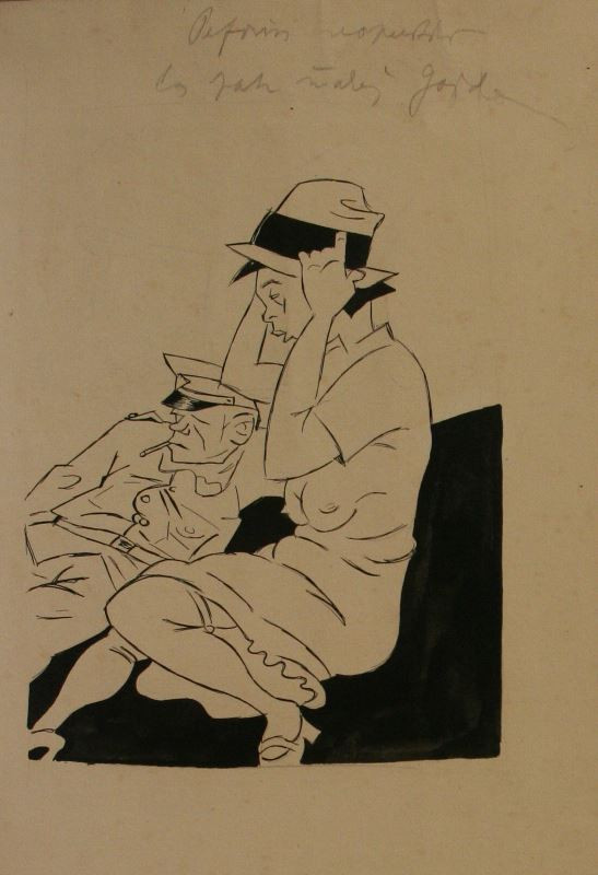 František Bidlo - Krikatura