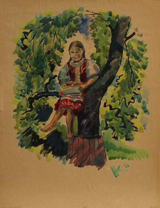 Jan Konůpek - Děvčátko z cyklu Děti