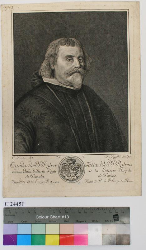 Francesco Zucchi - Portrét  P. P.  Rubense