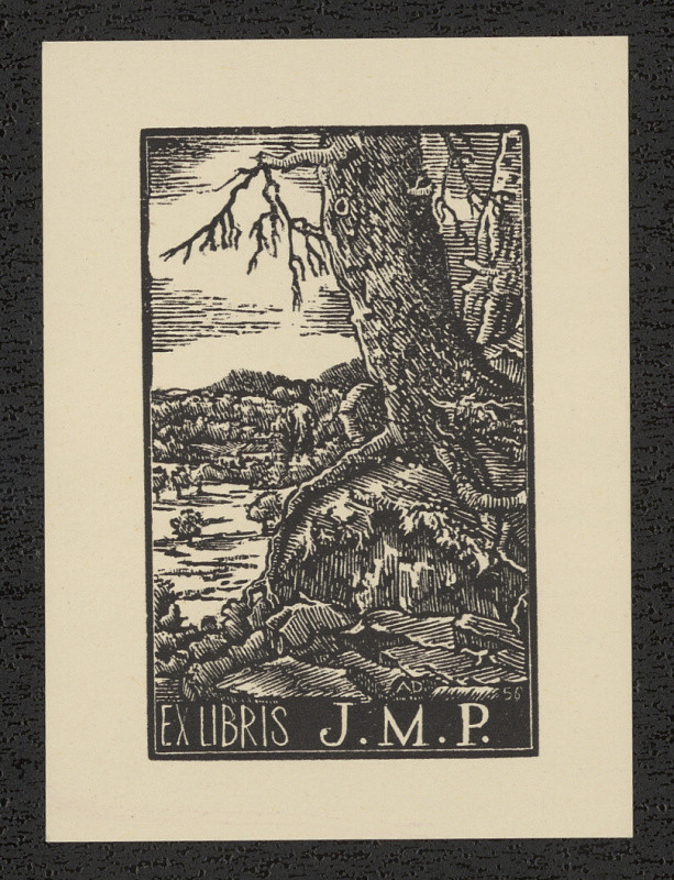 Antonín Doležal - Ex libris J.M.P.