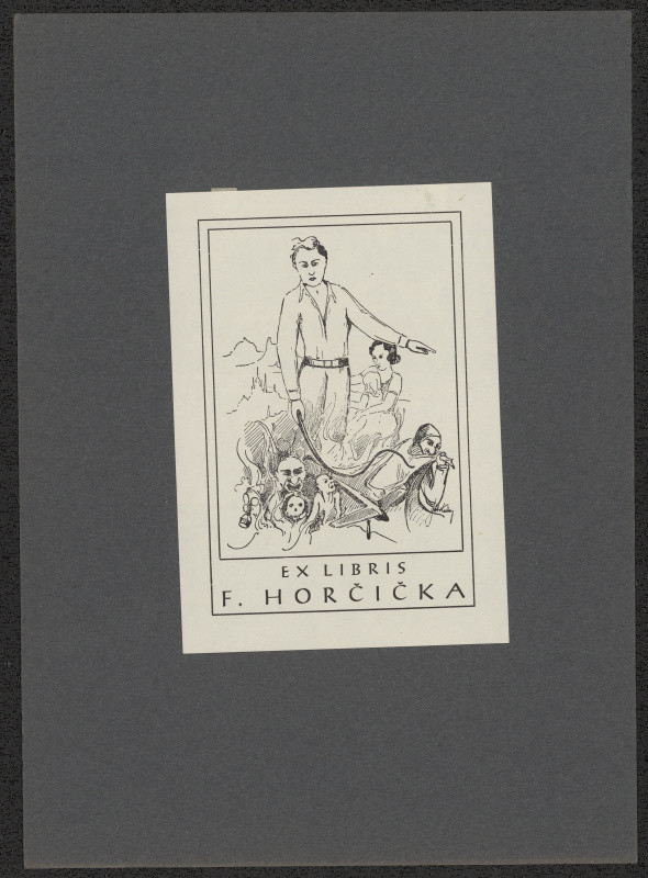 František Horčička - Ex libris F. Hořčička