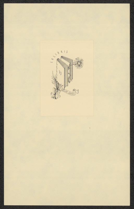 Karel Kinský - Ex libris Václav Janka. in Devatenáctý Soubor exlibris Karla Kinského. Turnov 1944