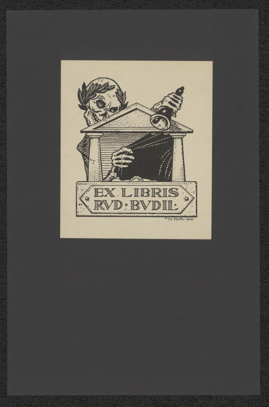 Josef Lhota - Ex Libris Rud. Budil. in Jozef Lhota. Ex libris. Druhá řada.