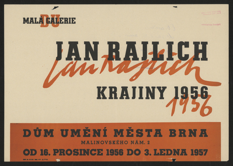 Jan Rajlich st. - Jan Rajlich - krajiny 1956